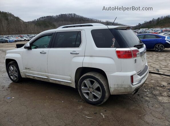 2GKFLVEK6H6193576 2017 GMC TERRAIN White Trasero izquierdo