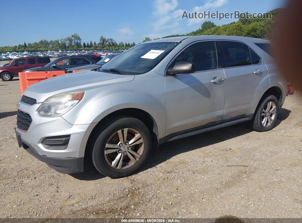 2GNALBEK0G1169670 2016 CHEVROLET EQUINOX Silver Przód lewy