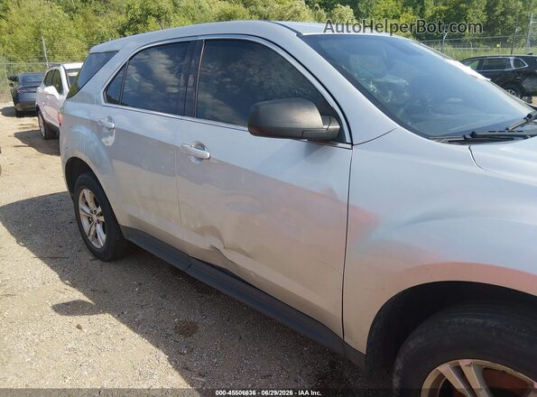 2GNALBEK0G1169670 2016 CHEVROLET EQUINOX Silver Widok z przodu