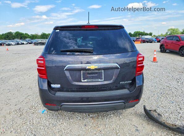 2GNALBEK0G6153780 2016 CHEVROLET EQUINOX Black Вид ззаду