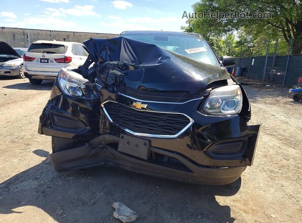 2GNALBEK0H1525634 2017 CHEVROLET EQUINOX Black Front view