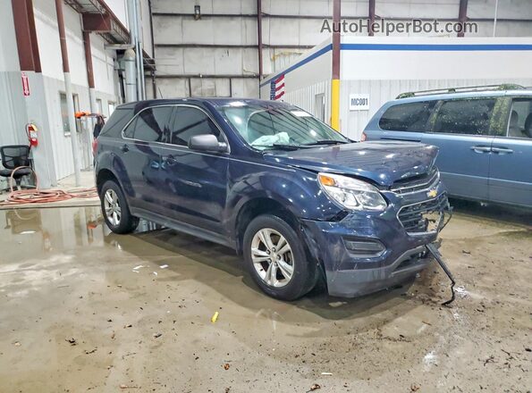 2GNALBEK0H1555930 2017 CHEVROLET EQUINOX Синий Передняя правая четверть