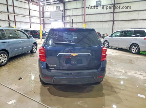 2GNALBEK0H1555930 2017 CHEVROLET EQUINOX Синий Вид сзади