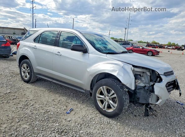 2GNALBEK0H1580312 2017 CHEVROLET EQUINOX Silver Передня права чверть