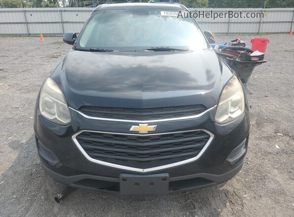 2GNALBEK1G6149155 2016 CHEVROLET EQUINOX Black Widok z przodu