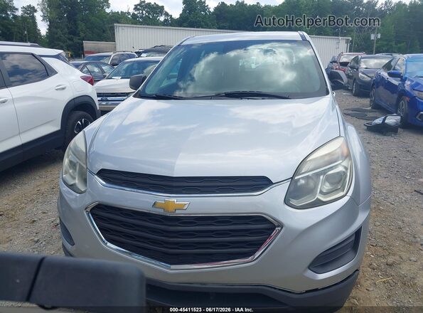 2GNALBEK1H1536545 2017 CHEVROLET EQUINOX Silver Instrument cluster view