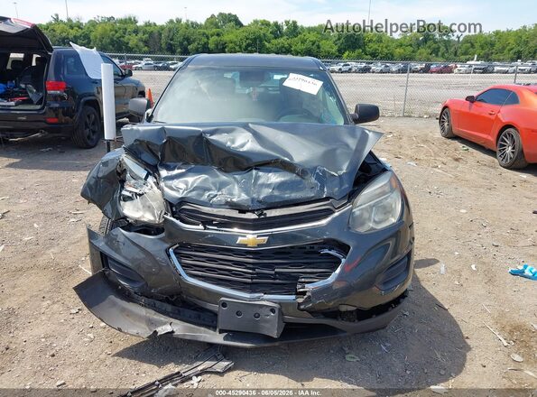 2GNALBEK1H1560795 2017 CHEVROLET EQUINOX Gray Widok wnętrza z tyłu