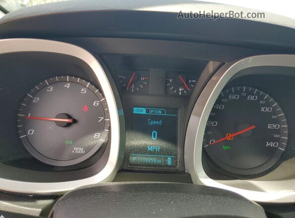 2GNALBEK2G1162607 2016 CHEVROLET EQUINOX Серебряный Вид щитка приборов