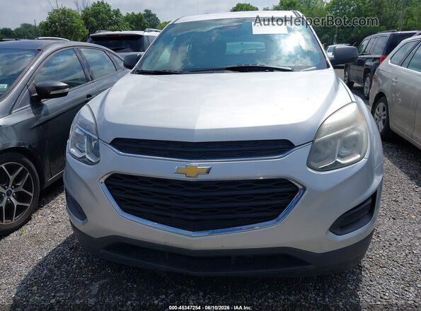 2GNALBEK2G1182419 2016 CHEVROLET EQUINOX Silver წინა ხედი