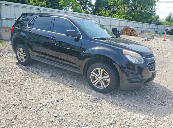 2GNALBEK2G1183523 2016 CHEVROLET EQUINOX Black Delantero derecho