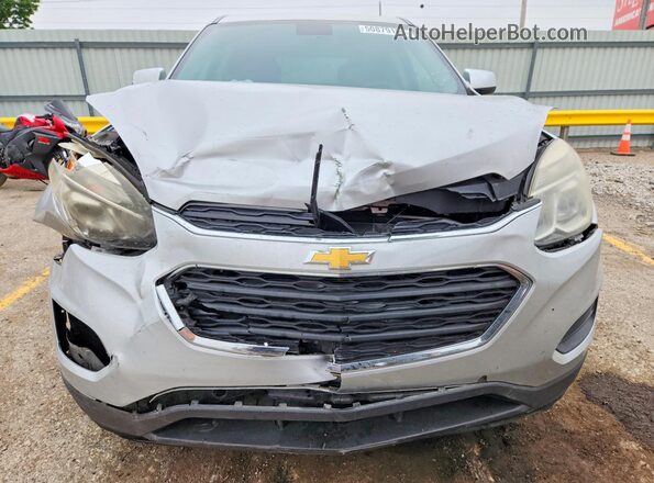 2GNALBEK2H1541964 2017 CHEVROLET EQUINOX Серебряный Вид спереди