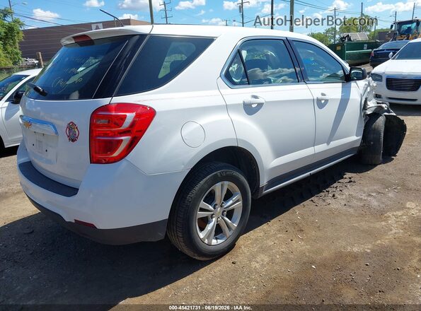 2GNALBEK2H1560384 2017 CHEVROLET EQUINOX White Trasero derecho
