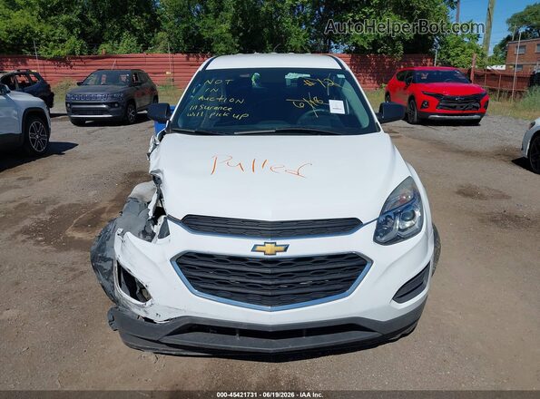 2GNALBEK2H1560384 2017 CHEVROLET EQUINOX White Vista del cuadro de instrumentos