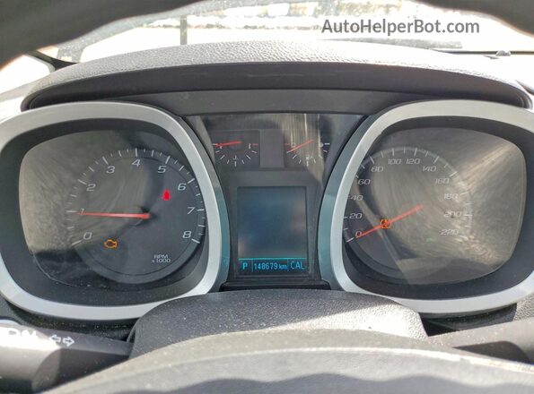 2GNALBEK3H1513008 2017 CHEVROLET EQUINOX Gray Вид щитка приладів