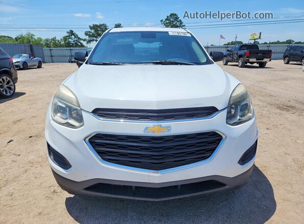 2GNALBEK3H1554240 2017 CHEVROLET EQUINOX White წინა ხედი