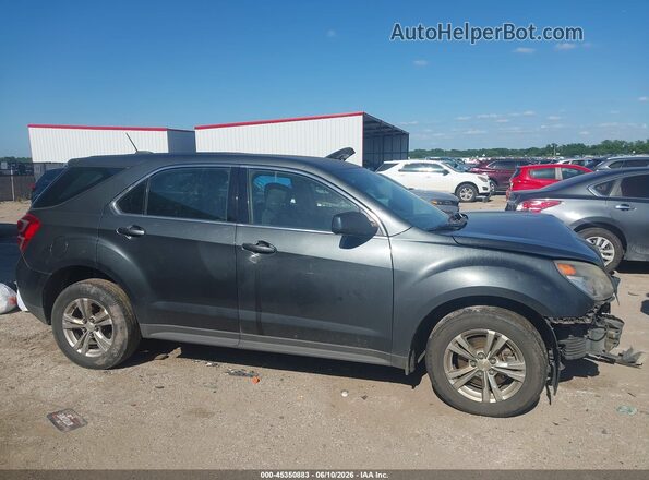 2GNALBEK3H1598996 2017 CHEVROLET EQUINOX Gray წინა პანელის ხედი