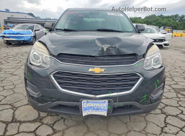 2GNALBEK3H1607034 2017 CHEVROLET EQUINOX Black Դիմացի տեսք