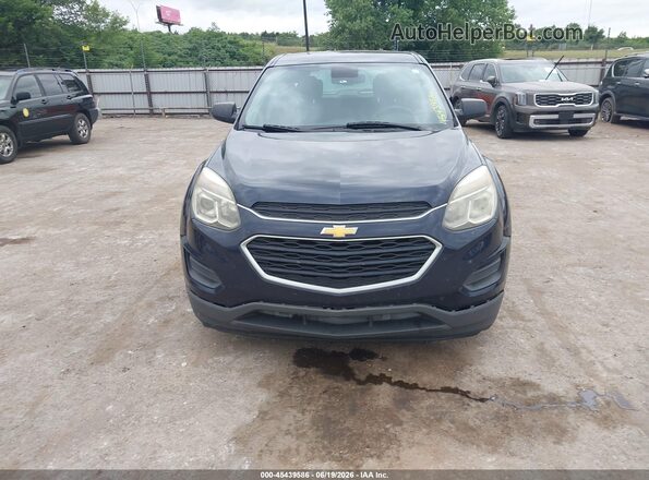 2GNALBEK5H1533325 2017 CHEVROLET EQUINOX Blue ხელსაწყოთა პანელის ხედი