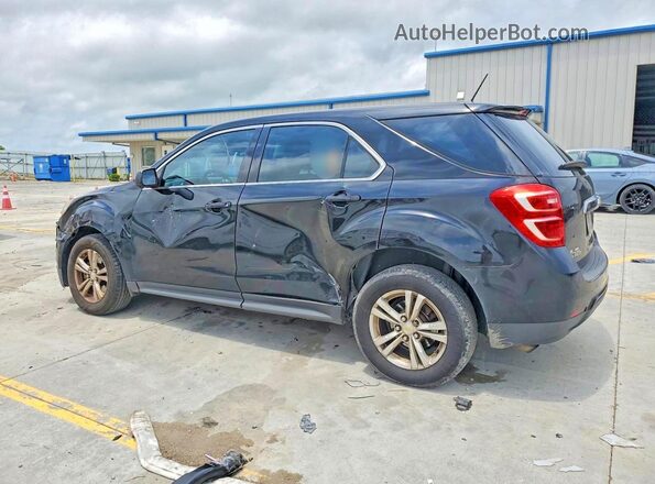 2GNALBEK5H1536614 2017 CHEVROLET EQUINOX Black Հետևի ձախ
