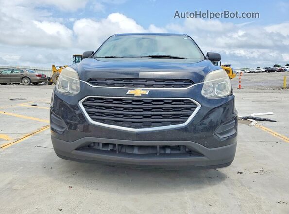 2GNALBEK5H1536614 2017 CHEVROLET EQUINOX Black Դիմացի տեսք