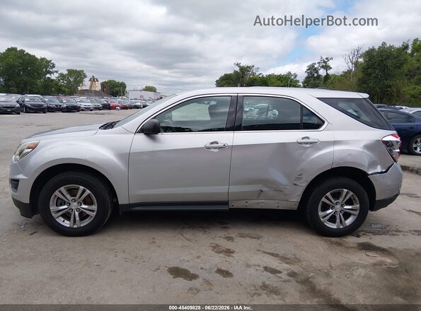 2GNALBEK6G1129397 2016 CHEVROLET EQUINOX Silver Սալոնի 360 աստիճան տեսք