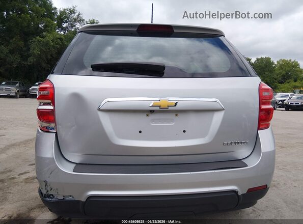 2GNALBEK6G1129397 2016 CHEVROLET EQUINOX Silver 