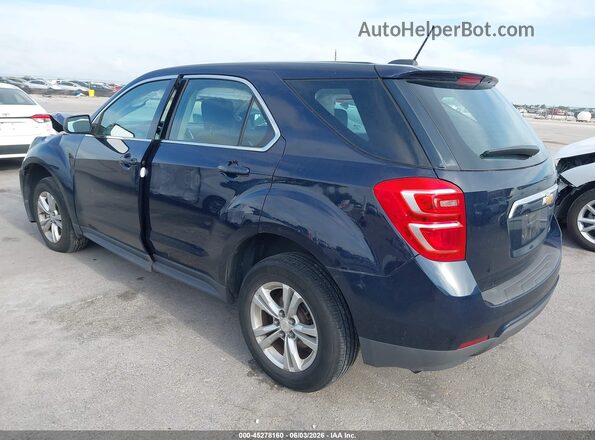 2GNALBEK6G6311684 2016 CHEVROLET EQUINOX Blue Trasero izquierdo