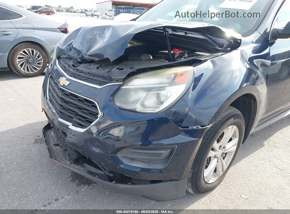 2GNALBEK6G6311684 2016 CHEVROLET EQUINOX Blue Vista frontal