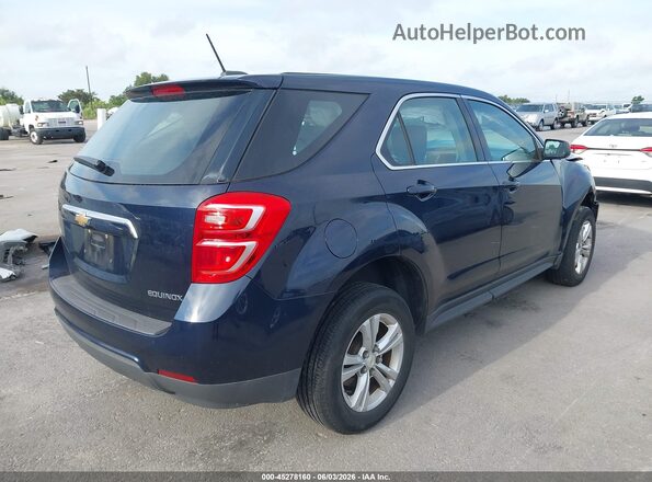 2GNALBEK6G6311684 2016 CHEVROLET EQUINOX Blue Trasero derecho