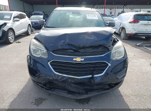 2GNALBEK6G6311684 2016 CHEVROLET EQUINOX Blue Vista del salpicadero