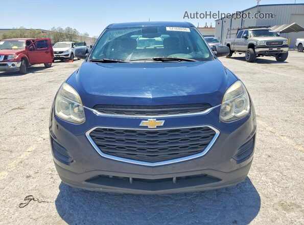 2GNALBEK7G6331975 2016 CHEVROLET EQUINOX Синий Вид спереди