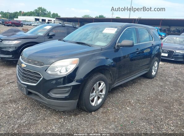 2GNALBEK7H1524772 2017 CHEVROLET EQUINOX Black წინა მარცხენა ხედი სამი მეოთხედიდან