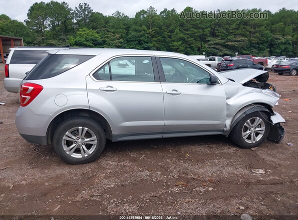 2GNALBEK7H1549669 2017 CHEVROLET EQUINOX Silver უკანა სალონის ხედი