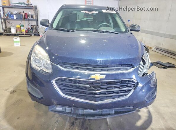 2GNALBEK7H1572109 2017 CHEVROLET EQUINOX Blue Դիմացի տեսք