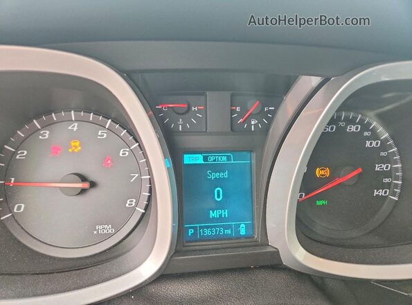 2GNALBEK7H1577813 2017 CHEVROLET EQUINOX Черный Вид щитка приборов