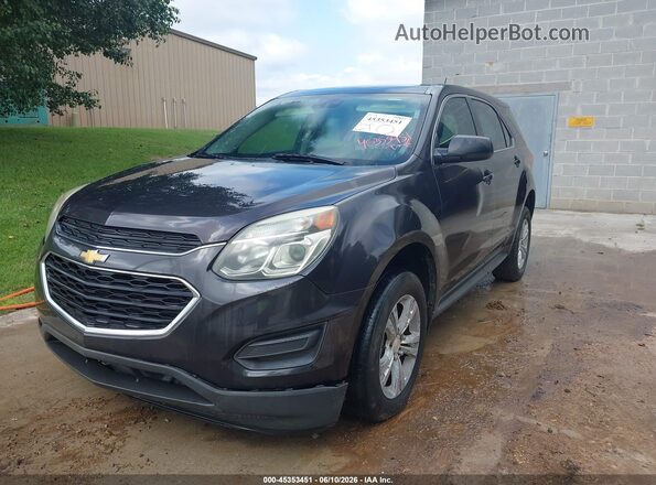 2GNALBEK8G6209898 2016 CHEVROLET EQUINOX Black Առջևի ձախ երեք քառորդ տեսարան