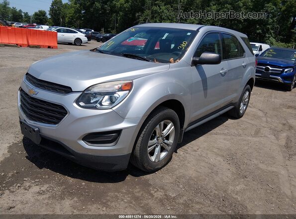 2GNALBEK8H1606672 2017 CHEVROLET EQUINOX Silver Передня ліва чверть
