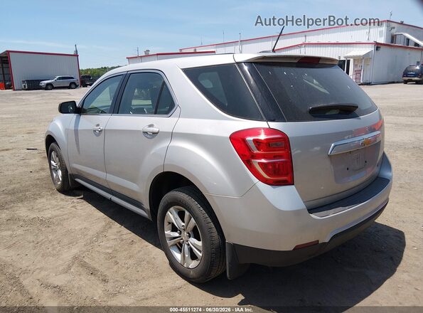 2GNALBEK8H1606672 2017 CHEVROLET EQUINOX Silver Задня ліва чверть