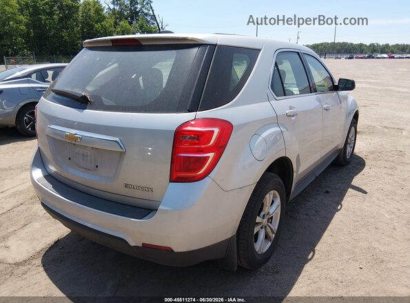 2GNALBEK8H1606672 2017 CHEVROLET EQUINOX Silver Задня права чверть