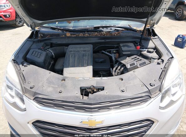 2GNALBEK8H1606672 2017 CHEVROLET EQUINOX Silver Вид ззаду