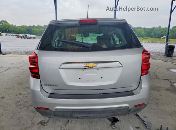 2GNALBEK8H1610835 2017 CHEVROLET EQUINOX Silver უკანა ხედი