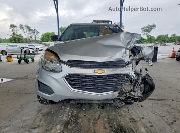 2GNALBEK8H1610835 2017 CHEVROLET EQUINOX Silver წინა ხედი