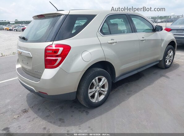 2GNALBEK9G1101352 2016 CHEVROLET EQUINOX Beige Հետևի աջ