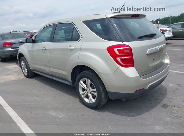 2GNALBEK9G1101352 2016 CHEVROLET EQUINOX Beige Հետևի ձախ