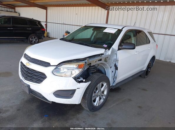 2GNALBEK9H1600945 2017 CHEVROLET EQUINOX White Առջևի ձախ երեք քառորդ տեսարան
