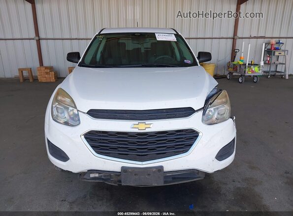 2GNALBEK9H1600945 2017 CHEVROLET EQUINOX White Սարքավորումների վահանակի տեսք