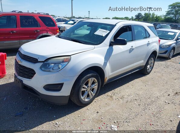 2GNALBEKXG6319271 2016 CHEVROLET EQUINOX White Przód lewy