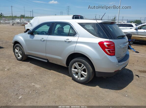 2GNALBEKXH1589406 2017 CHEVROLET EQUINOX Silver უკანა მარცხენა