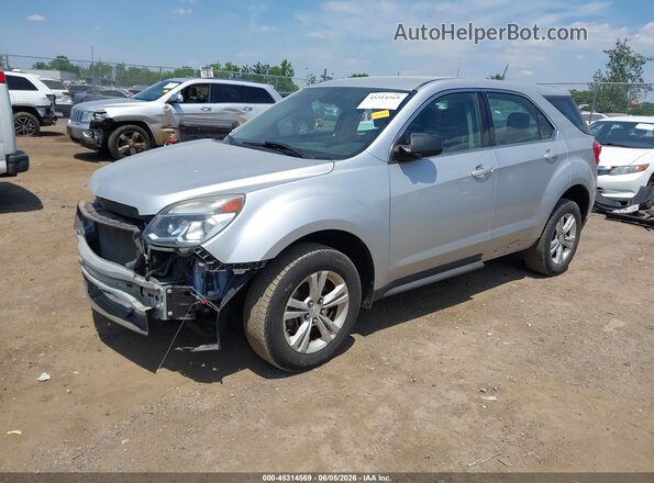2GNALBEKXH1589406 2017 CHEVROLET EQUINOX Silver წინა მარცხენა ხედი სამი მეოთხედიდან