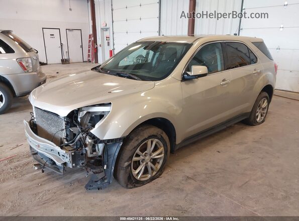2GNALCEK0G1171764 2016 CHEVROLET EQUINOX Gold წინა მარცხენა ხედი სამი მეოთხედიდან
